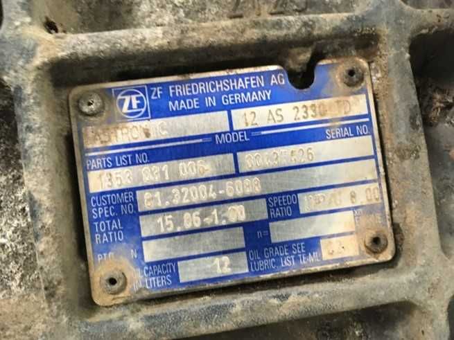 Cutie de viteze ZF Astronic 12 AS 2330TD MAN TGA - Piese de schimb MAN
