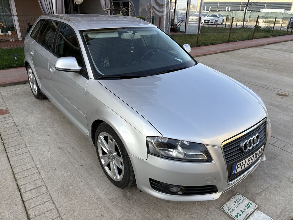 Audi A3 facelift 2010, 2000 cm/140cp, diesel cu carte service la zi