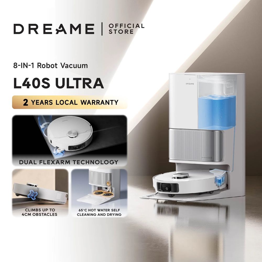 Робот-пылесос моющий Dreame Bot L40s Pro Ultra