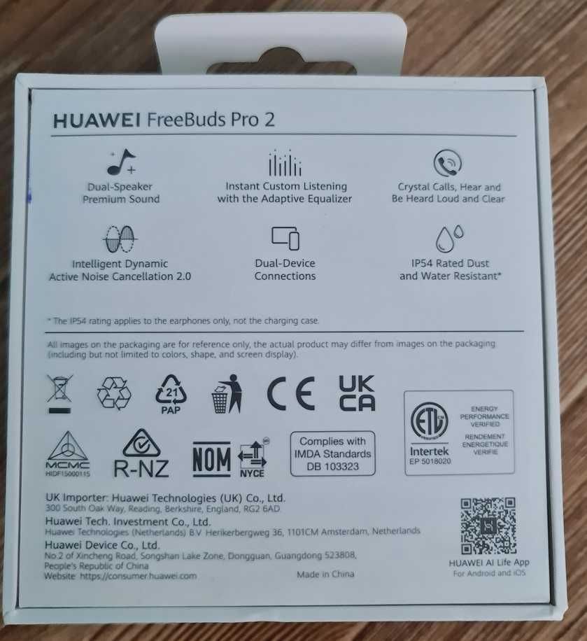 продам наушники Huawei FreeBuds 2 Pro (магнито-планарные) by Devialet