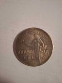 Bacnota din argint din 1946 cu  de 100000lei