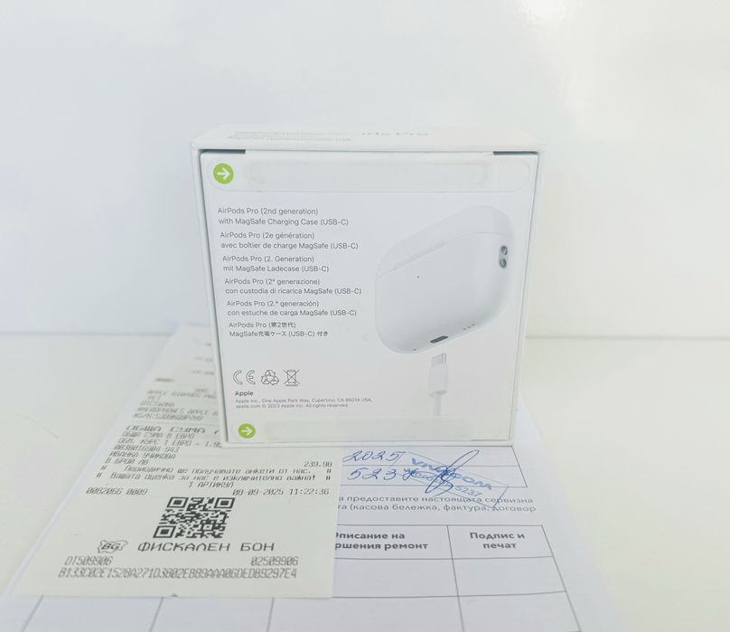 НОВИ! Apple AirPods Pro 2nd Gen 2024 MagSafe USB-C ГАРАНЦИЯ!