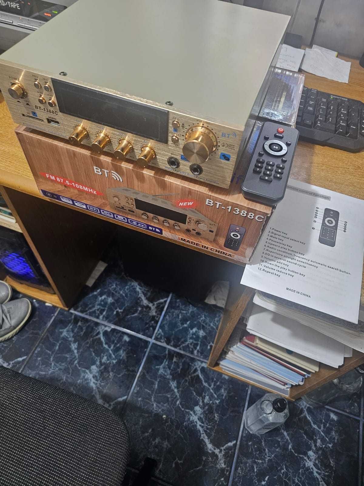 Amplificator Fosi Audio BT1388C – Bluetooth + RCA – stare impecabilă