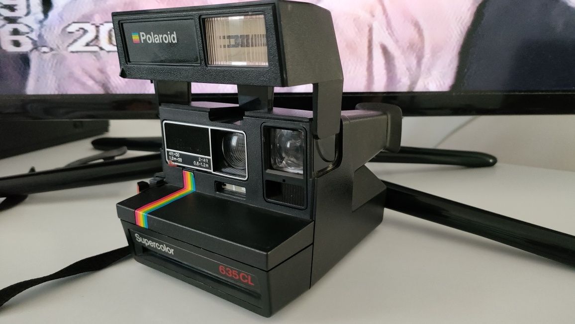 Aparat Foto Retro Polaroid Supercolor 635CL, în cutie originală