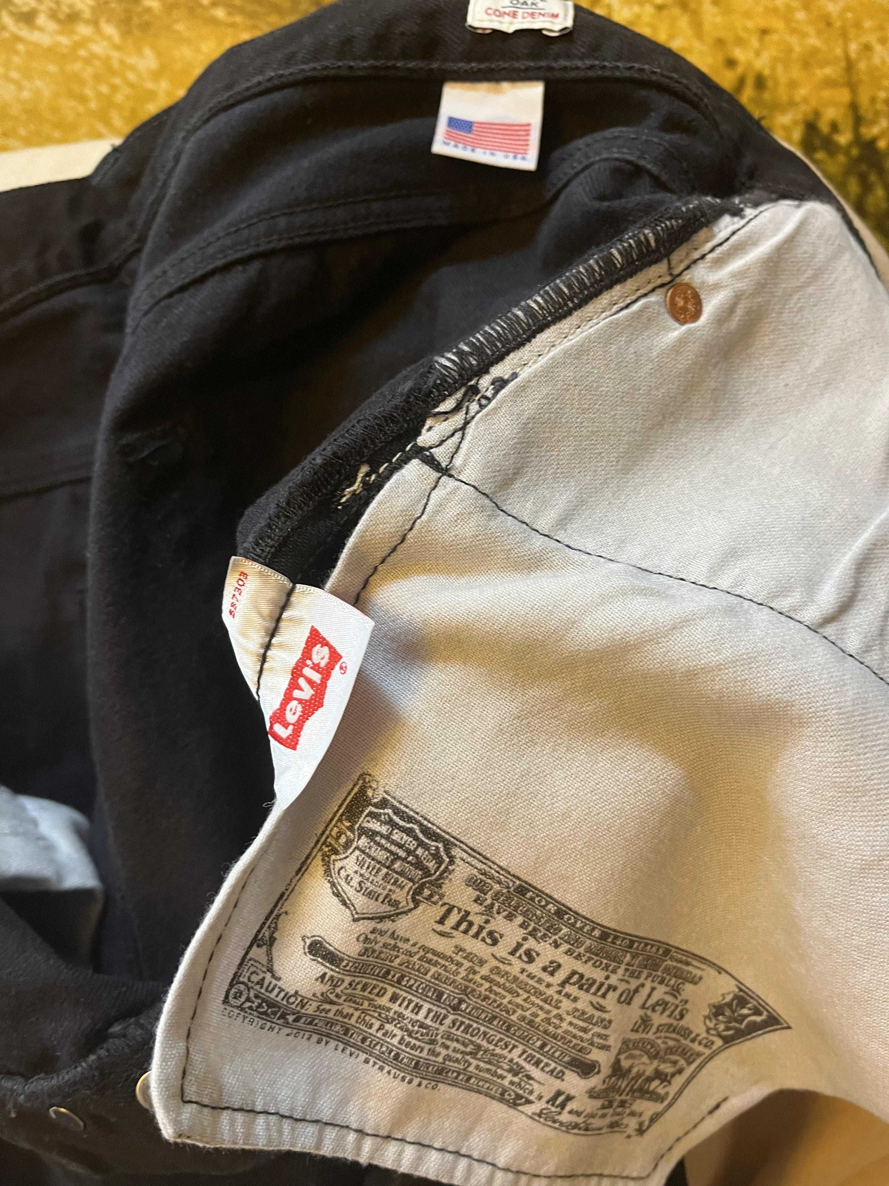 НОВИ Оригинални Дънки  Levi's  '501 "STRAIGHT LEG BUTTON-FIT"-34/34