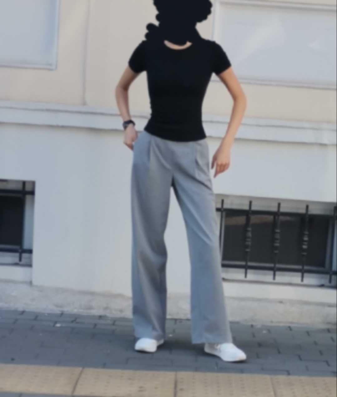 Сив панталон zara xs