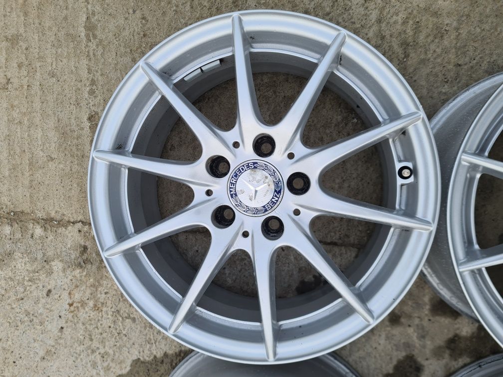 Set 4 Jante Aliaj originale Mercedes-Benz R16 5x112 Stare Impecabila!