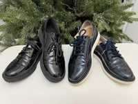Кожаные лакированные туфли /ботинки/лоферы NEXT,GEOX размер 37