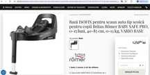 Vand Bază ISOFIX pentru scaun tip scoică, VARIO BASE 5Z noua sigilata