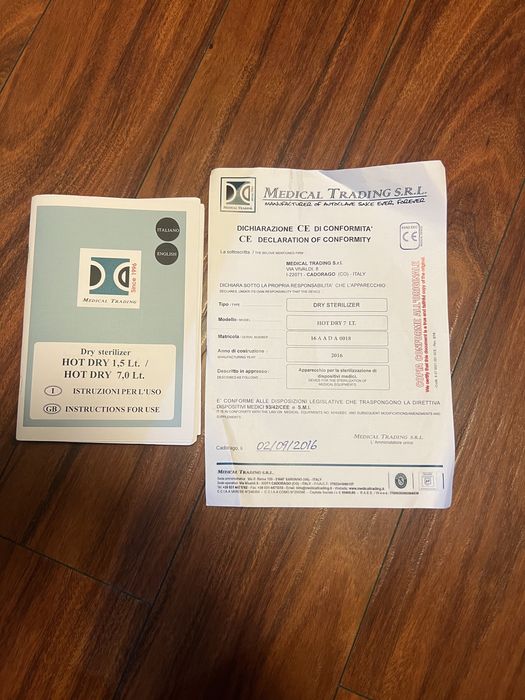 Sterilizator caloris  3L nou