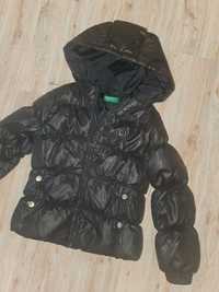 Черно зимно якенце с гъши пух Benetton