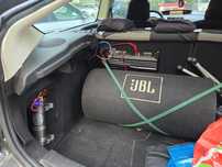 Sony amplificator condenser recoil subwoofer JBL car player DSX-A410BT