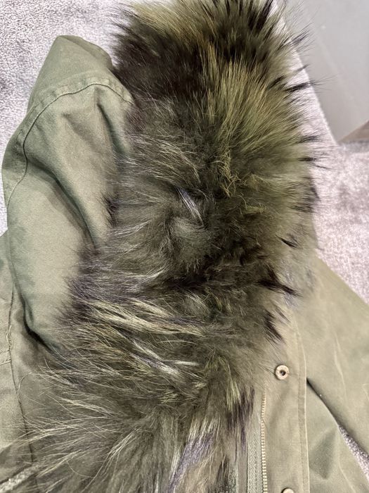 Дамска парка с ествен косъм от лисица