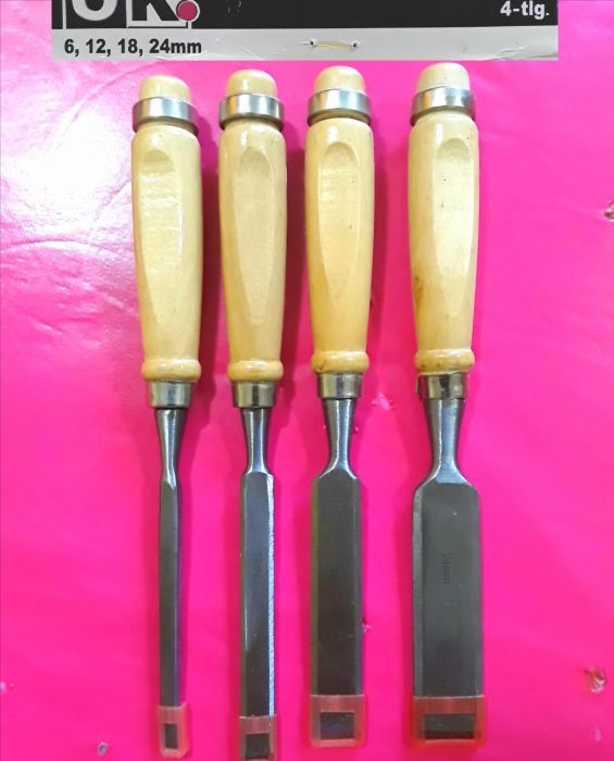 SET 4 DALTI pentru LEMN cu latimea 6, 12, 18 si 24 mm - NOU - 50 Lei