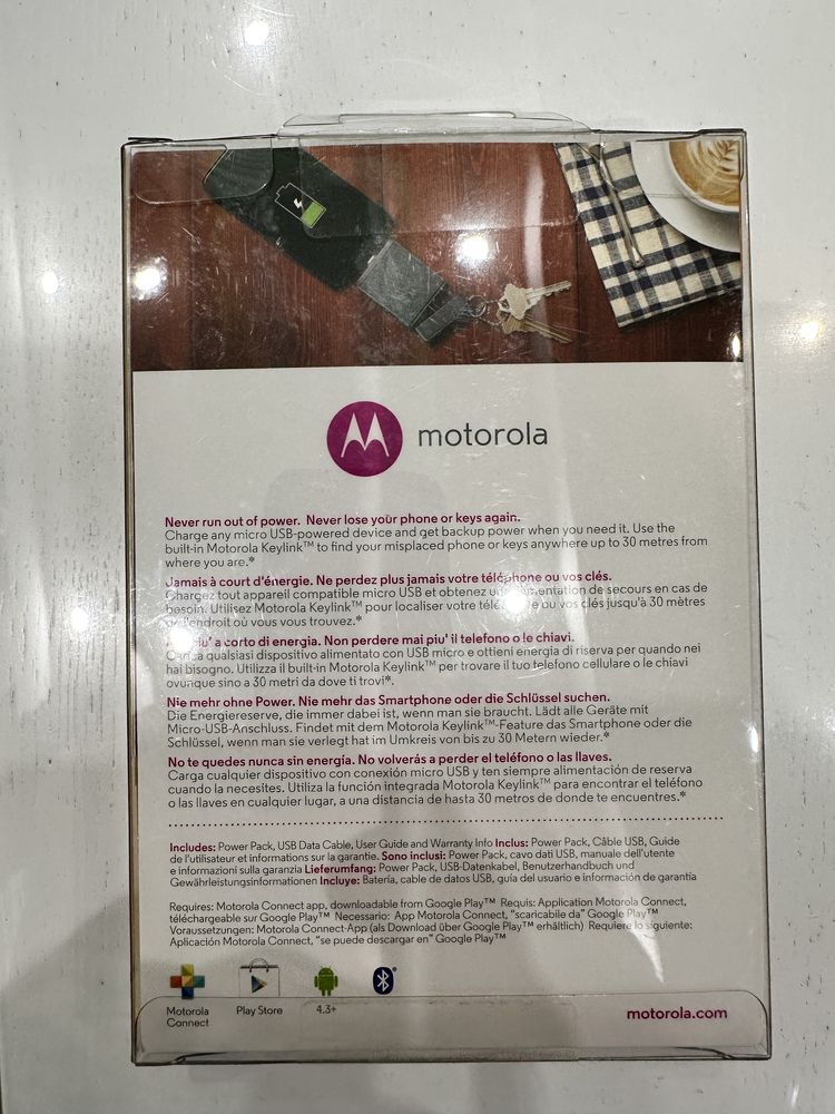 Външна батерия  Motorola power pack