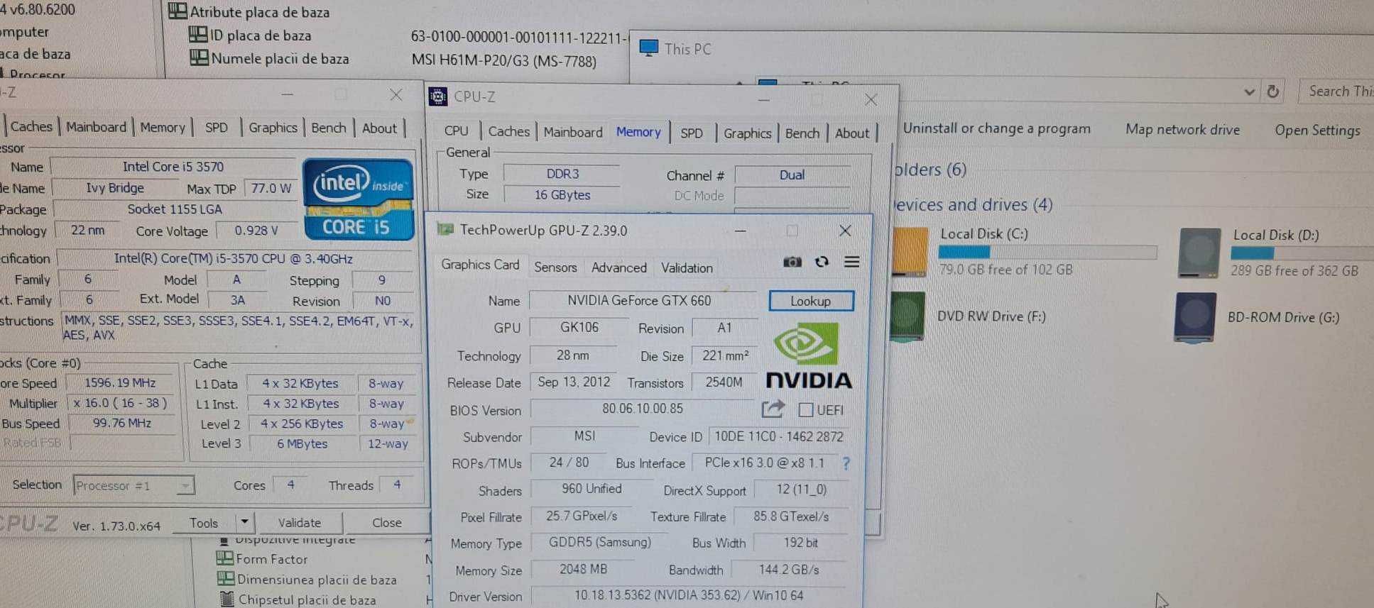 Gaming PC i5 3570-3.4 GHz/GTX 660/16 GB Ram/HDD 500 GB/GTA V/CS GO