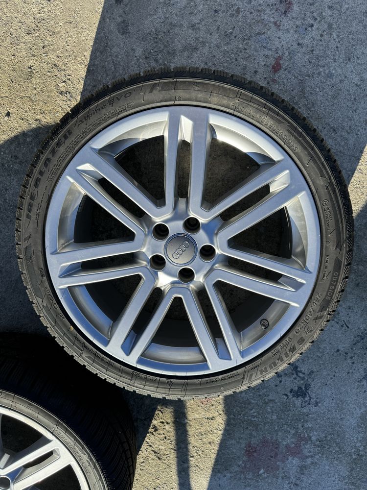 Jante oem audi cu cauciucuri de iarna ca noi  245/40/r20