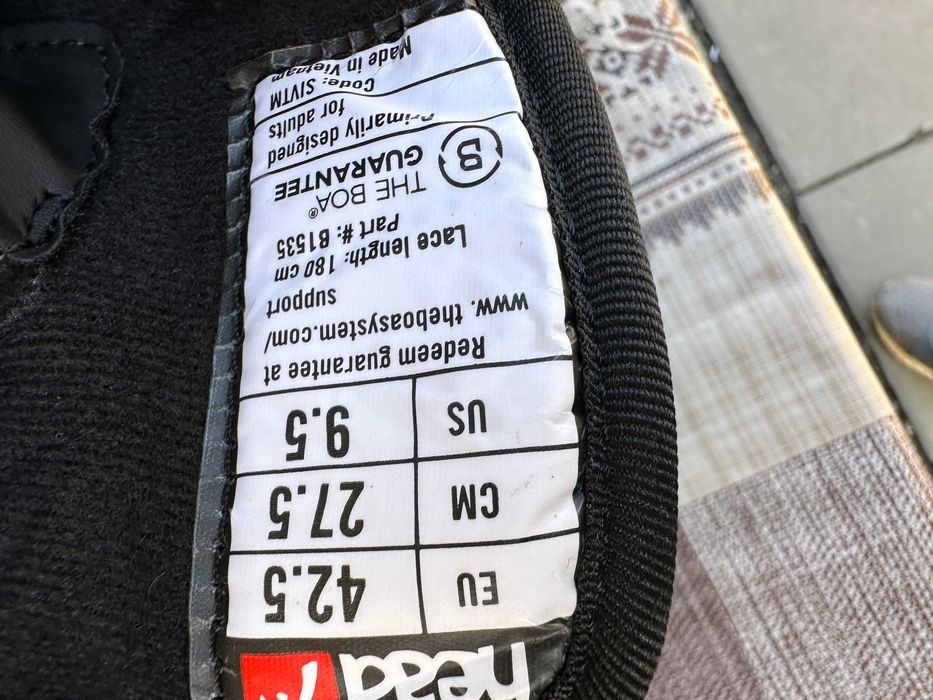 boots noi head eight boa liquid fit mondo 27,5 europa 42,5