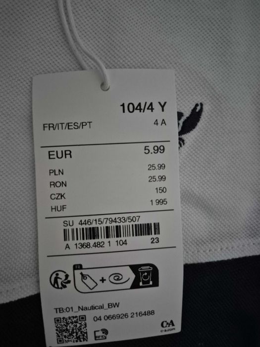 Tricou C&A nou cu eticheta [104]