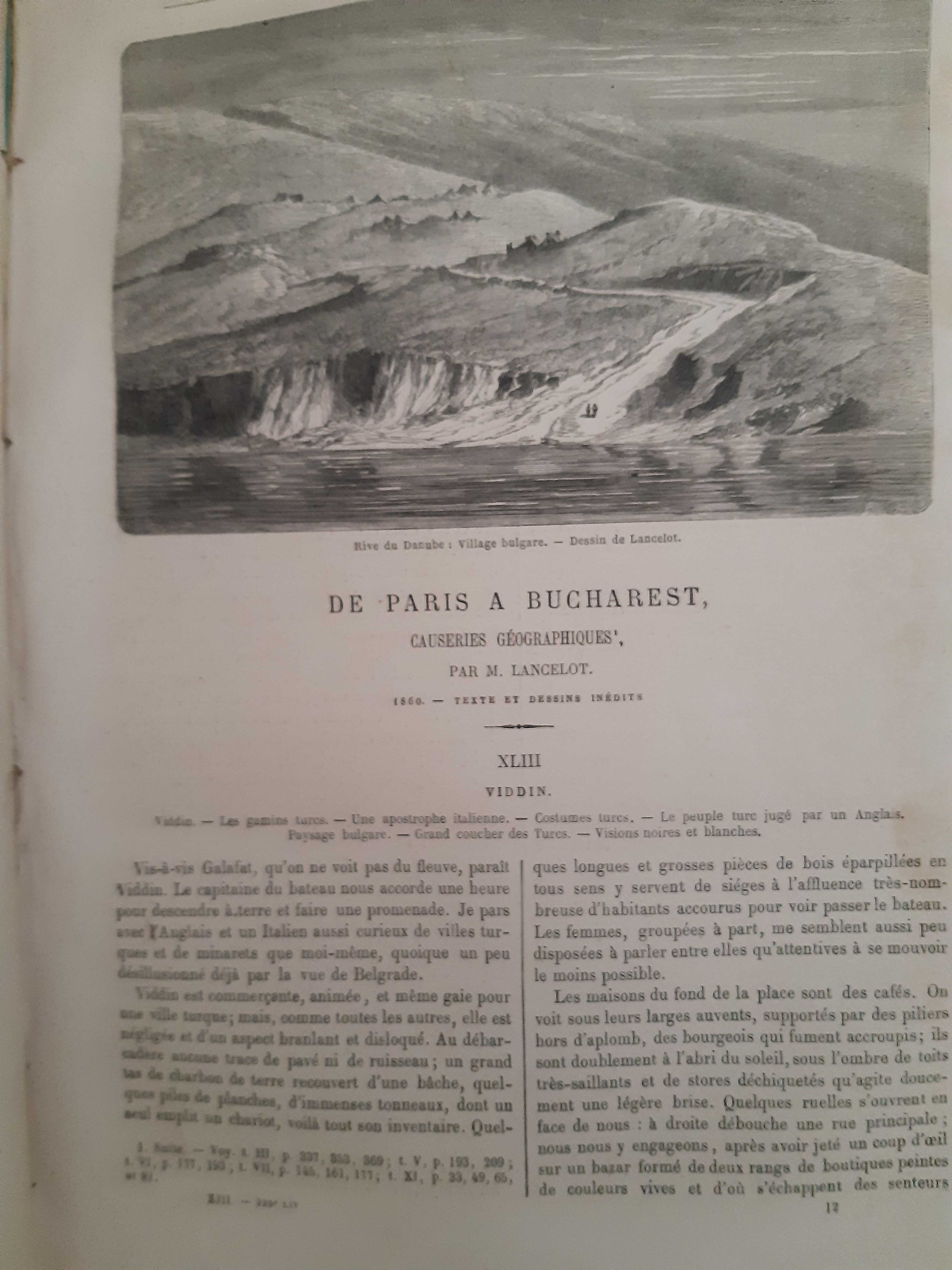 Le Tour du Monde 1866 primul semestru