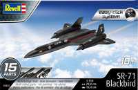 Сглобяем модел, revell, самолет lockheed sr-71 blackbird, 15 части