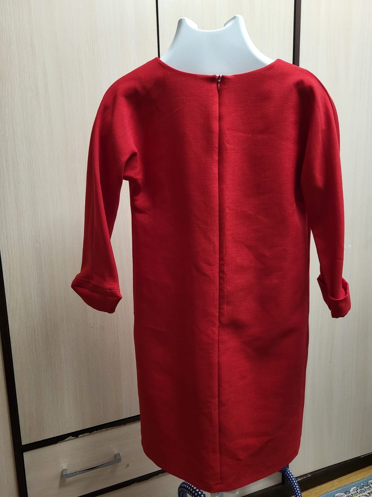Красное платье 46 размер
