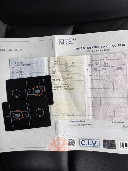 Tesla Model 3 SR+ 2020 usor avariat