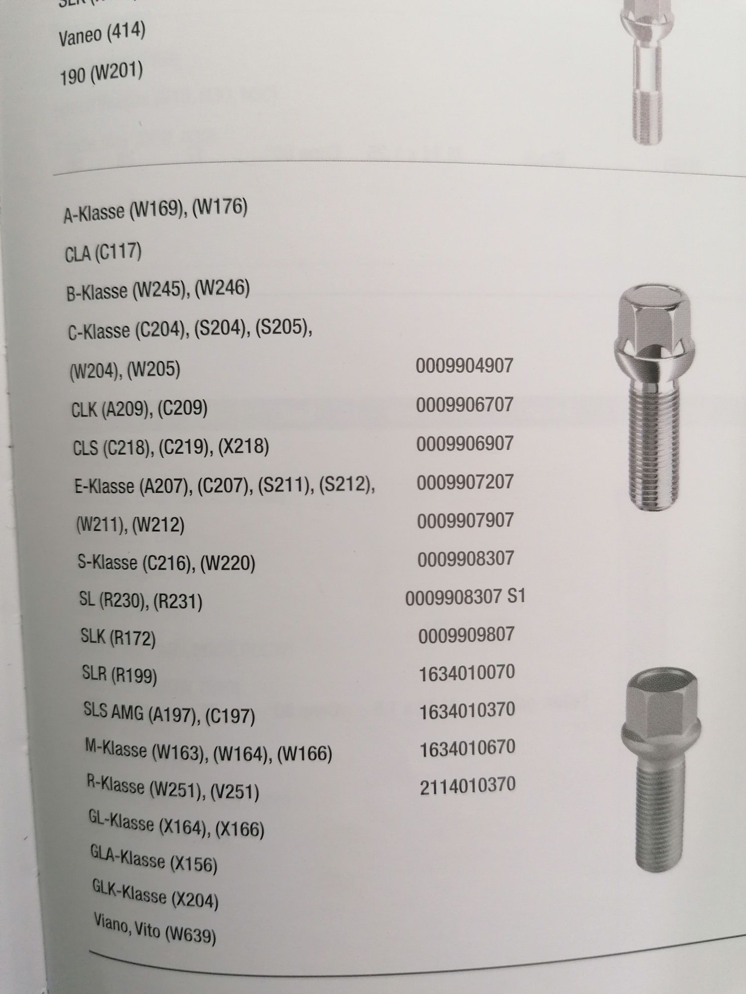 Prezoane lungi/standard Vw, Audi, Seat, Skoda și Mercedes