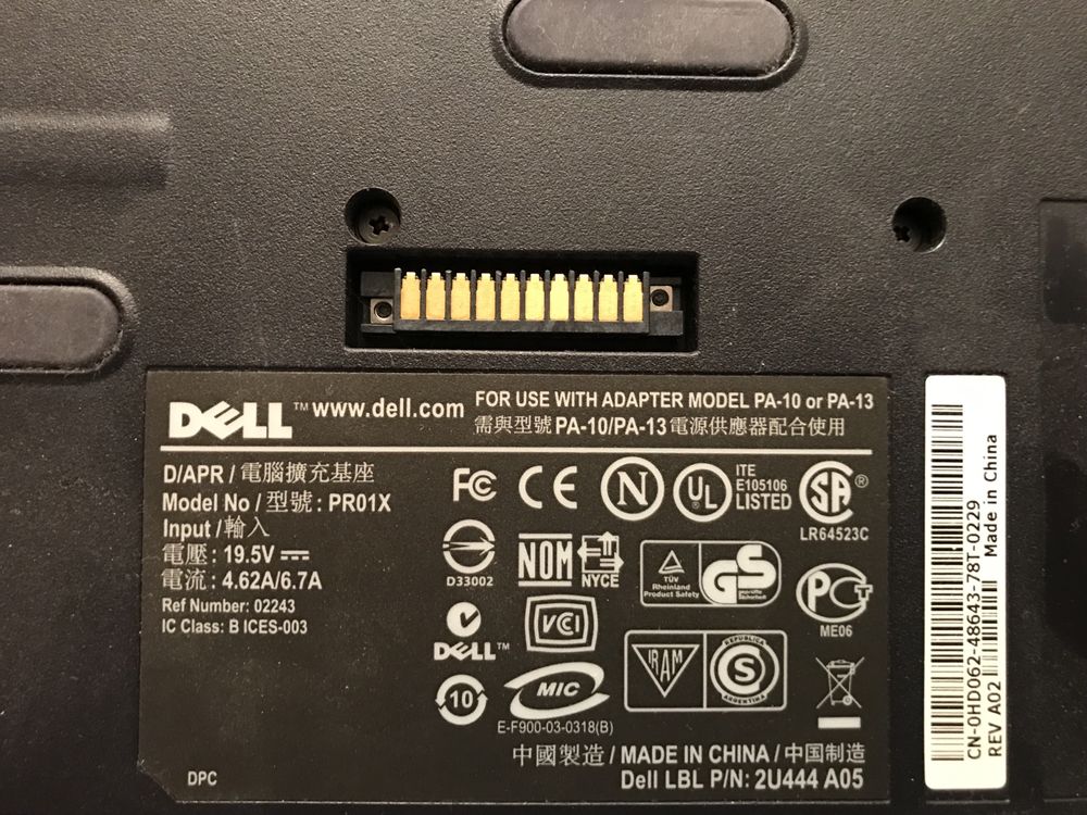 Vand docking station Dell & Lenovo