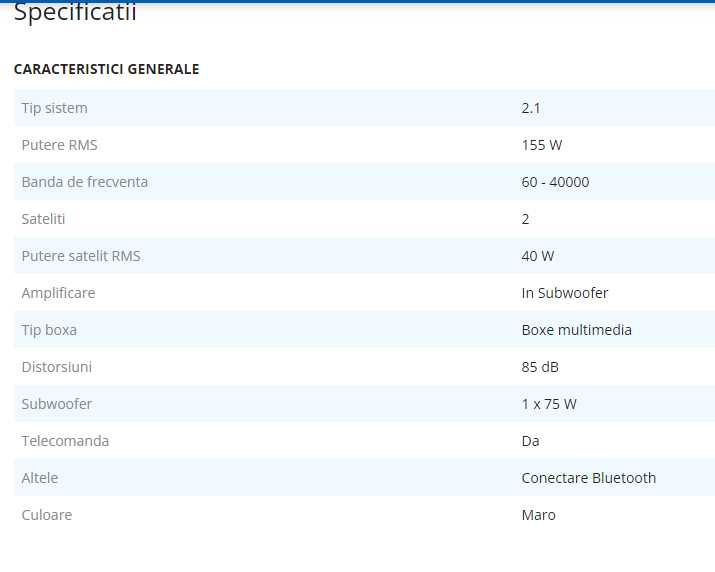 Boxe PC Edifier 2.1 S360DB, 155W, Bluetooth, Telecomanda, Brown