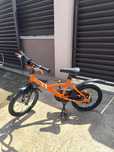 Bicicleta 16 inch 500  Copii 4-6 ani culoare portocaliu