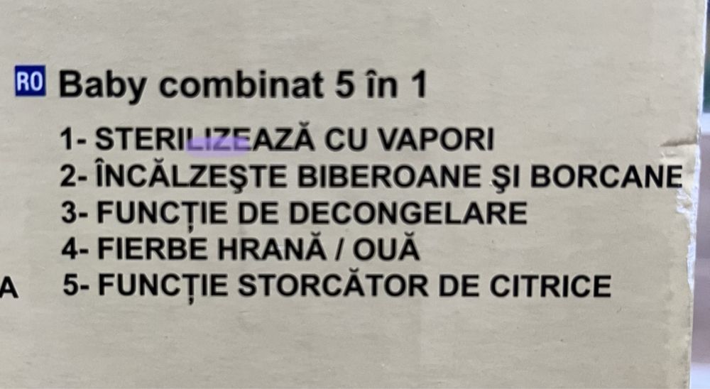 Sterilizator electric Joycare 5 in 1