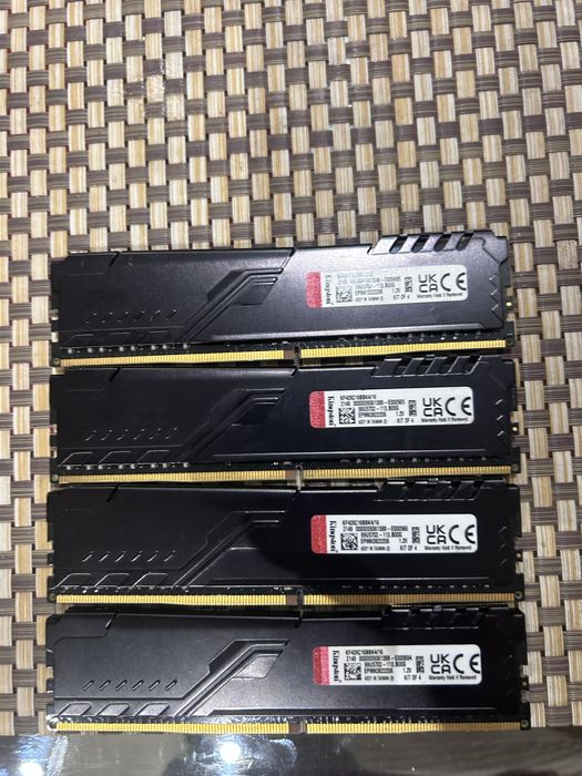 RAM 16GB (4x4GB) DDR4 2666MHz Kingston FURY Beast - Kit Nou!