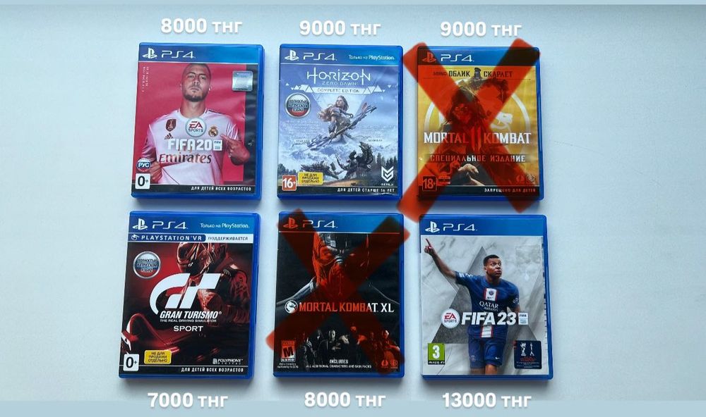 Игры на приставку Sony PlayStation 4