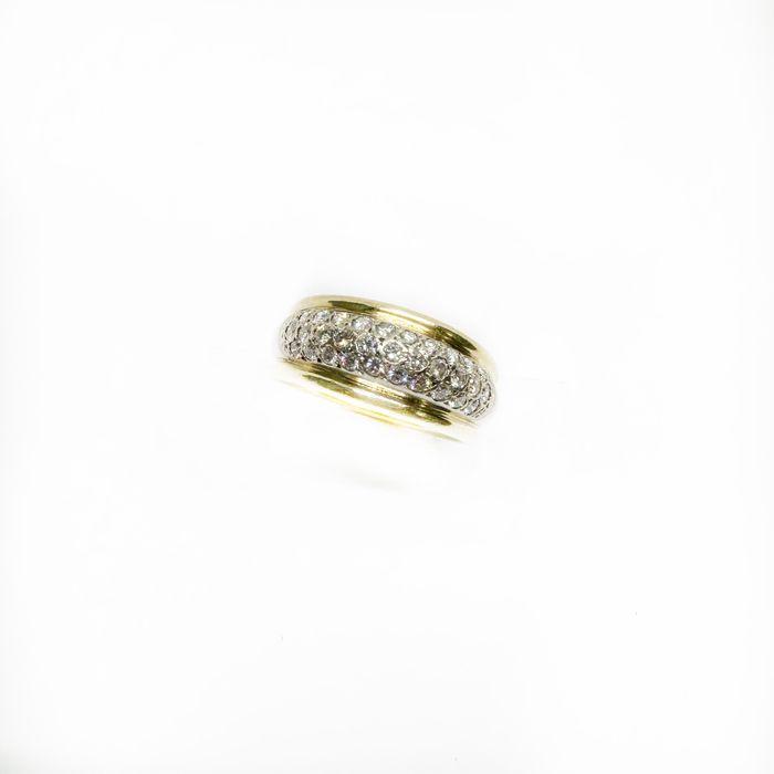 Inel din aur 18K cu diamante naturale 0.88CT VVS-VS