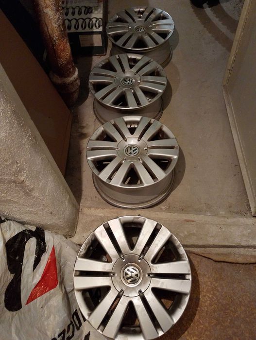 VW 16 джанти алуминиеви(ОРИГИНАЛНИ) на 2 сезона