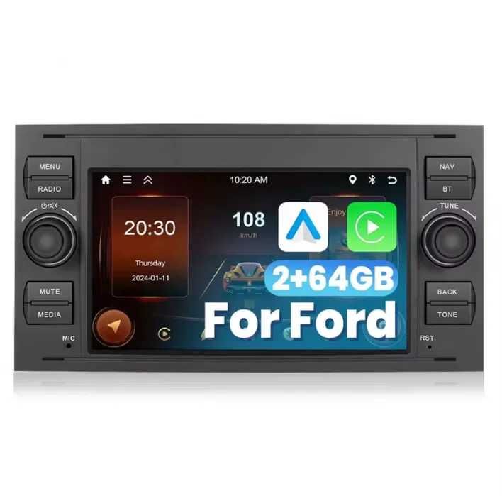 Navigatie Carplay Ford Galaxy,S-Max,Focus 2,Kuga,Transit,Fiesta,Fusion