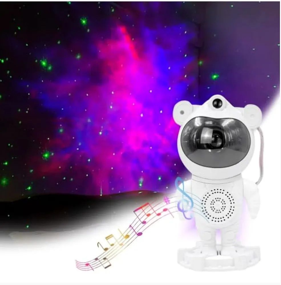 Ново ! Нощна лампа-проектор GalaxyAstro във Формата на Астронавт