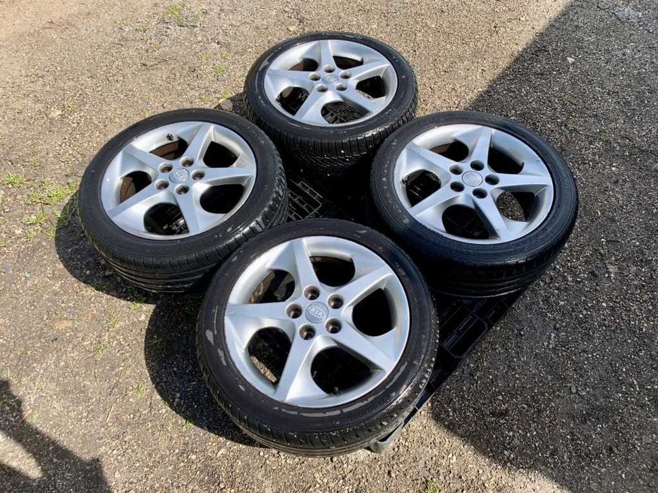Алуминиеви джанти 17цола 5x114.3+ГУМИ 225/45/17 за Kia,Hyundai,Mazda