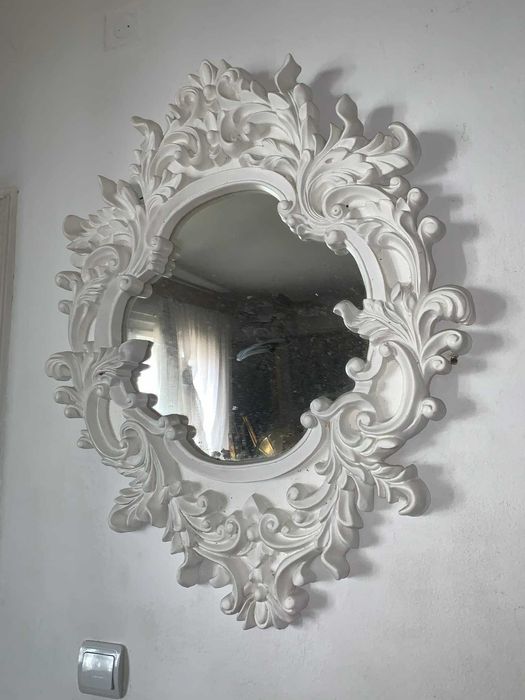 Oglinda decor alba