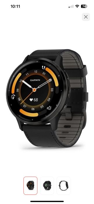 Смарт-часы Garmin VENU 3 45 мм черный-черный