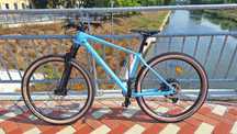 MTB Cross Country Rockrider Race 740 carbon, marime L, albastra, noua