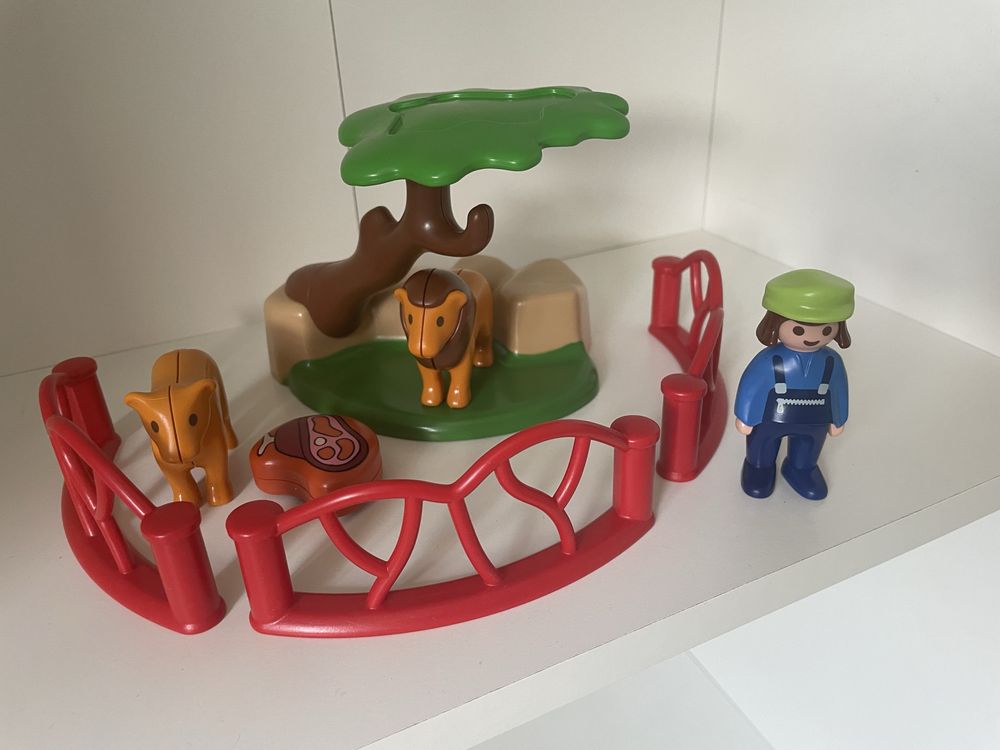 Playmobil 1.2.3 - Клетката на лъвовете