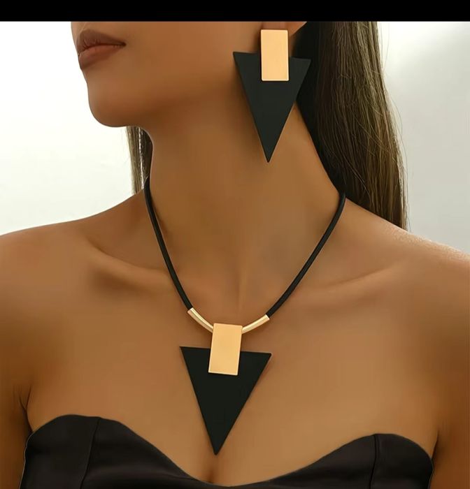 Комплект , серьги колье