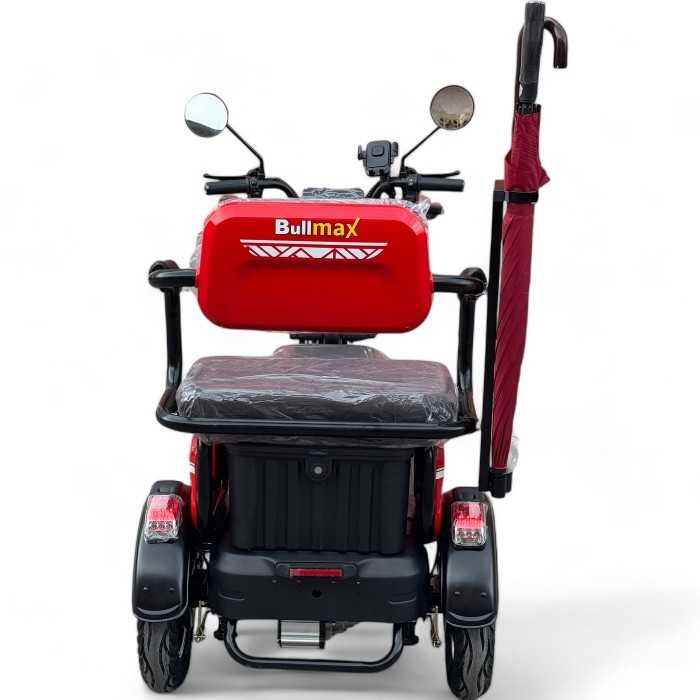 Триместна електрическа триколка С2+ 1500W, 5 батерии, 3 скорости