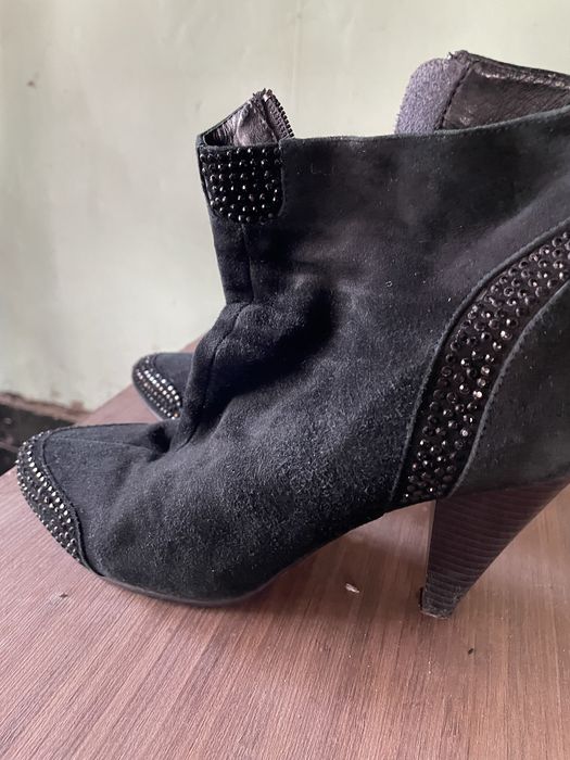 Ботильоны из замши 39 размер