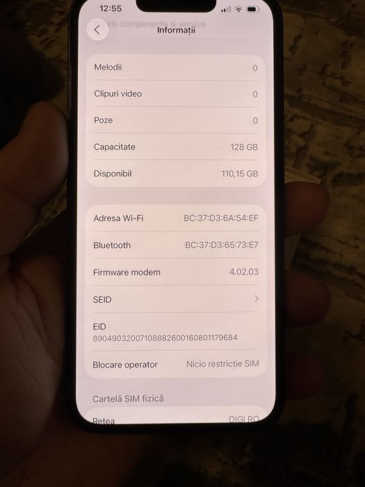 Iphone 14 128gb,baterie 95%