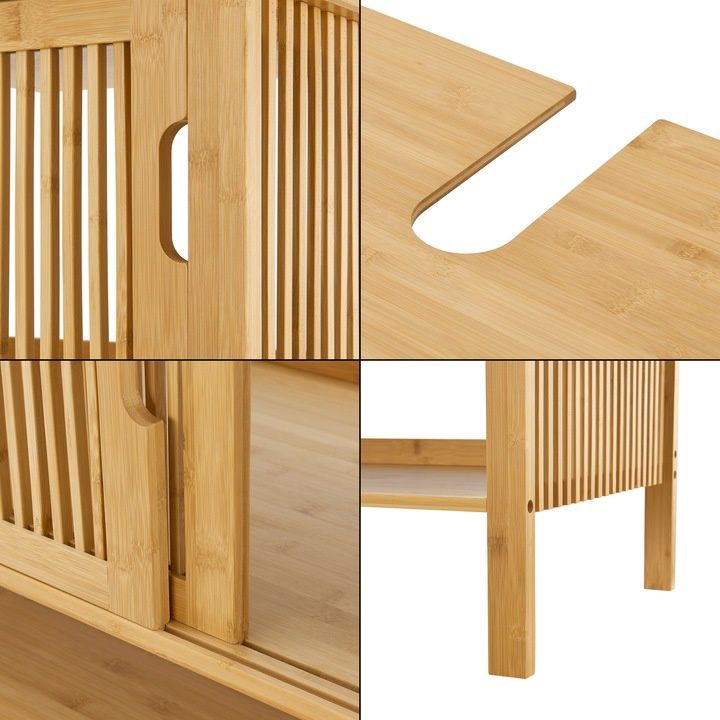 Dulap qiuveta mica, en.casa, , 60 x 100 x 45 cm, bambus, natur, mon