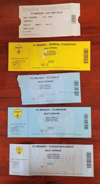 14 bilete și 3 programe meci FC Brașov