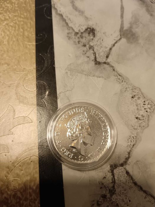 сребърна монета 1 oz Британия 2 паунда 2016 Великобритания